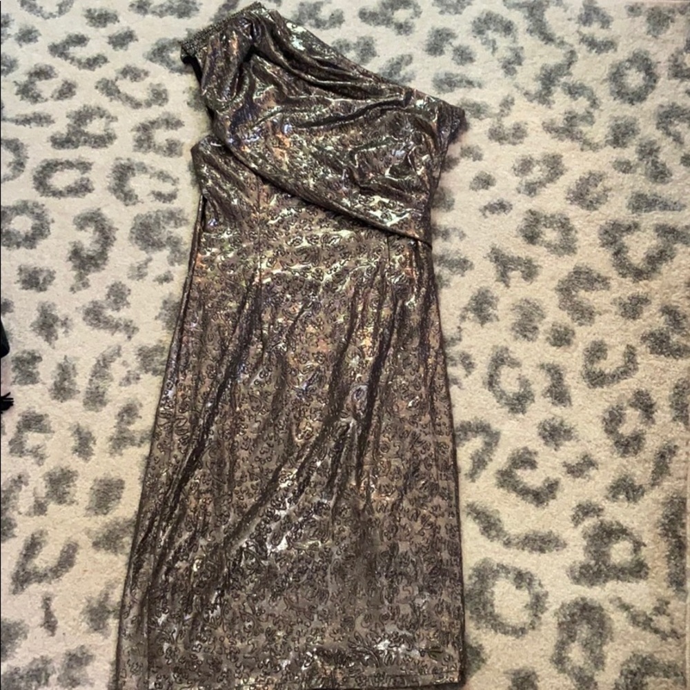 Gorgeous one shoulder cocktail dress! Worn once!